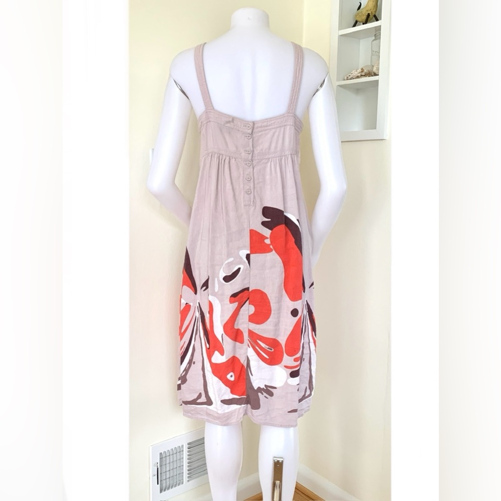 Mossimo linen blend sleeveless abstract print sundress - Picture 3 of 16